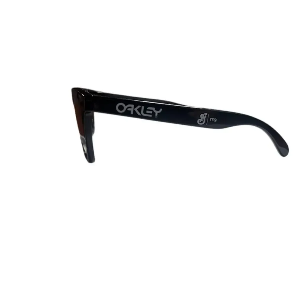 Oakley Frogskins 24-306 Black Sunglasses Rare Corporate “G” Logo Edition USA